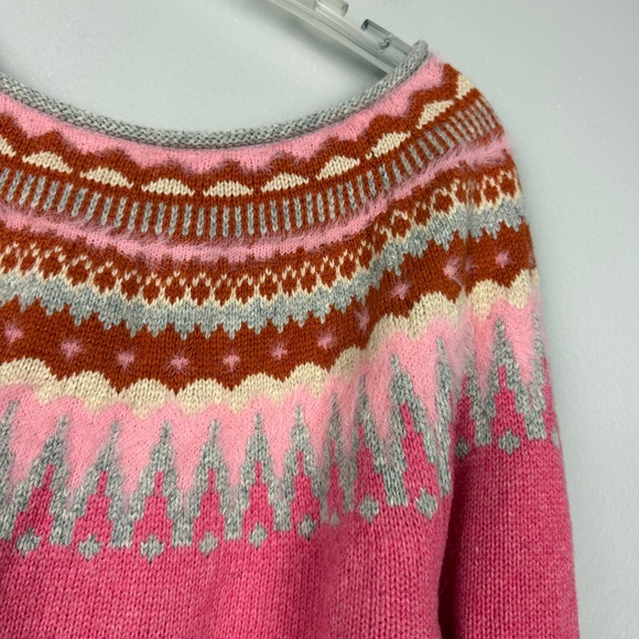 Sundance Fair Isle Pullover Knit Sweater - Picture 4 of 6